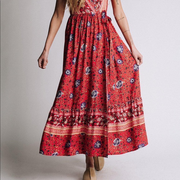 Boho Floral Dress - Picture 2 of 6